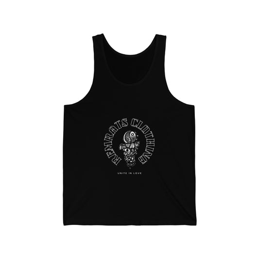 RISE Unisex Jersey Tank Black