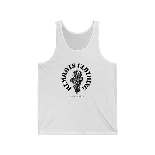 RISE Unisex Jersey Tank White