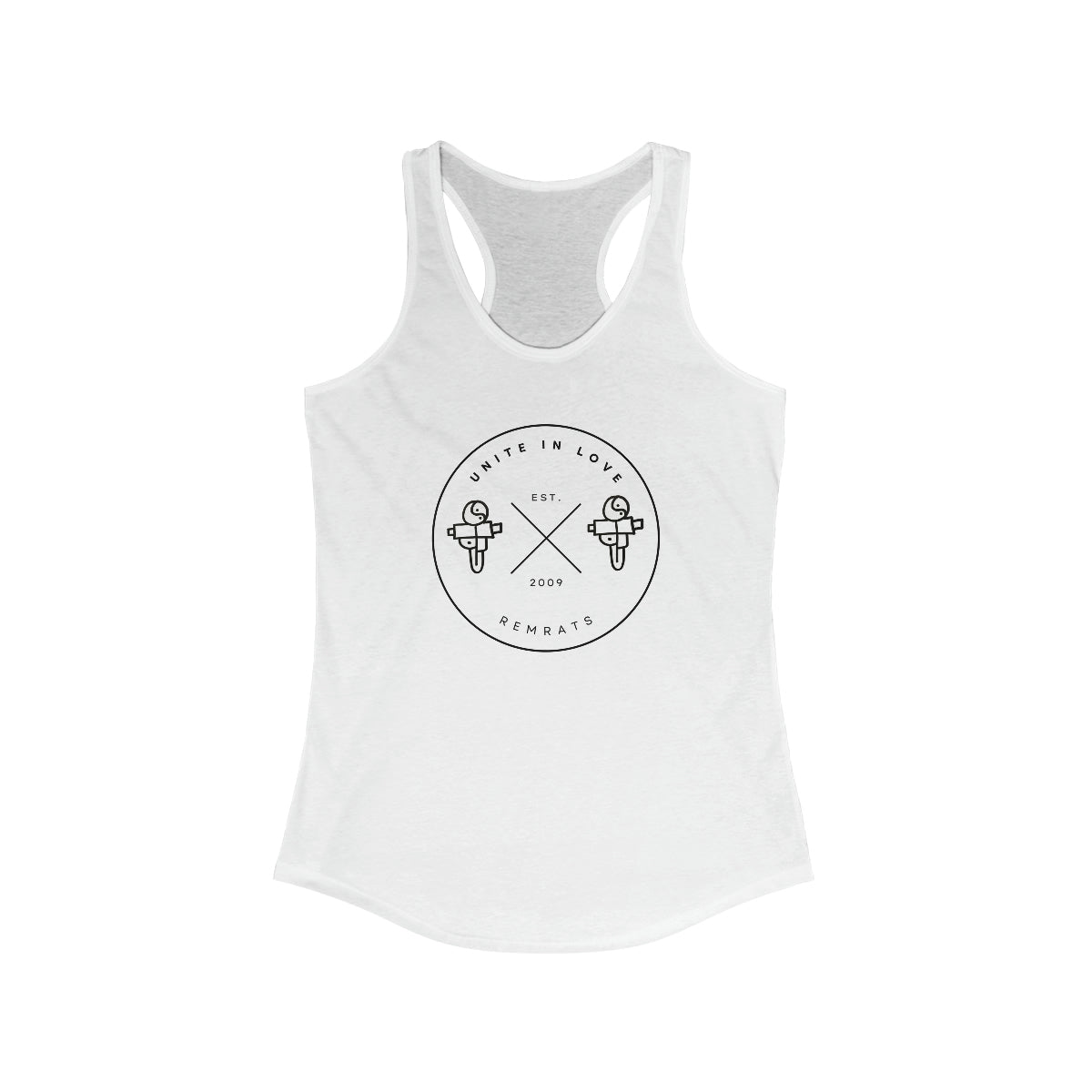 UIL Women's Racerback Tank White