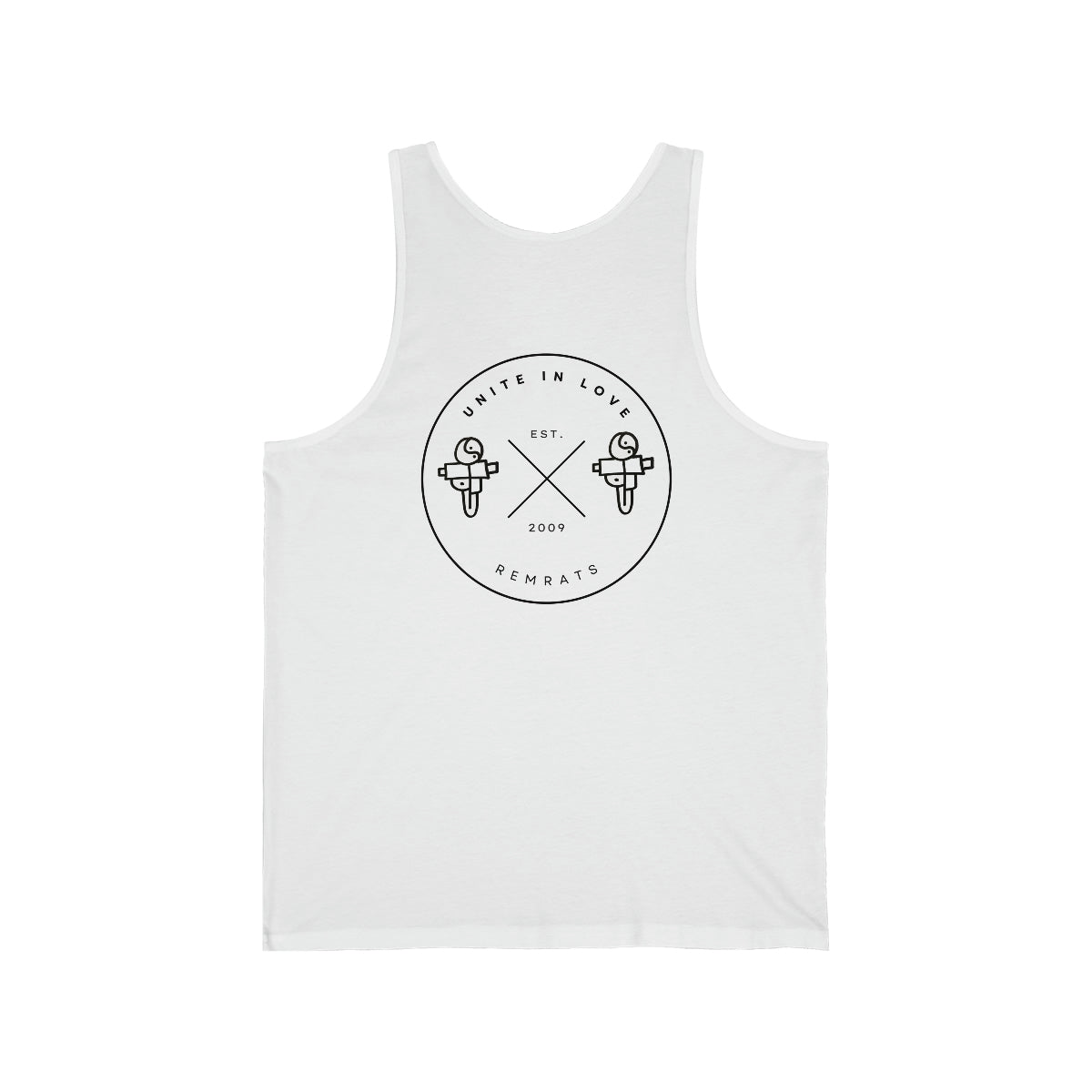 Double Dragon Unisex Jersey Tank White