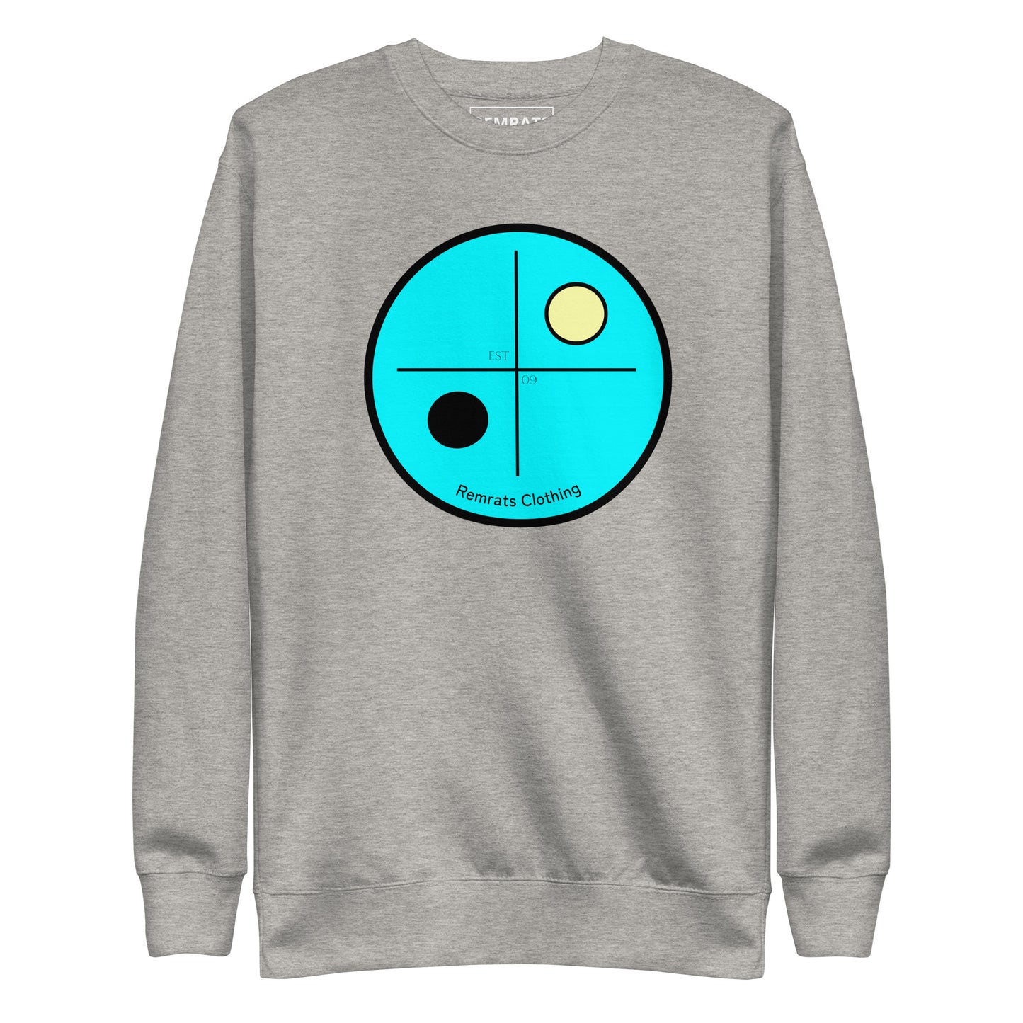 Yin Y Yang Unisex Premium Sweatshirt Blue