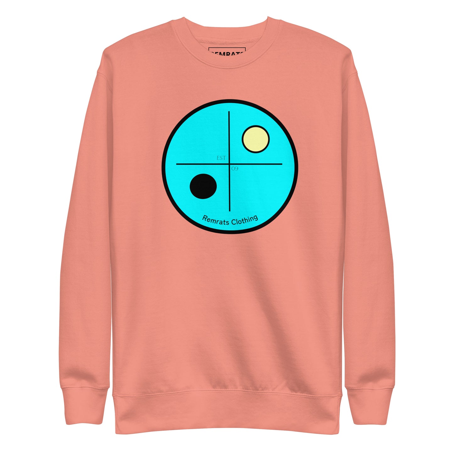 Yin Y Yang Unisex Premium Sweatshirt Blue