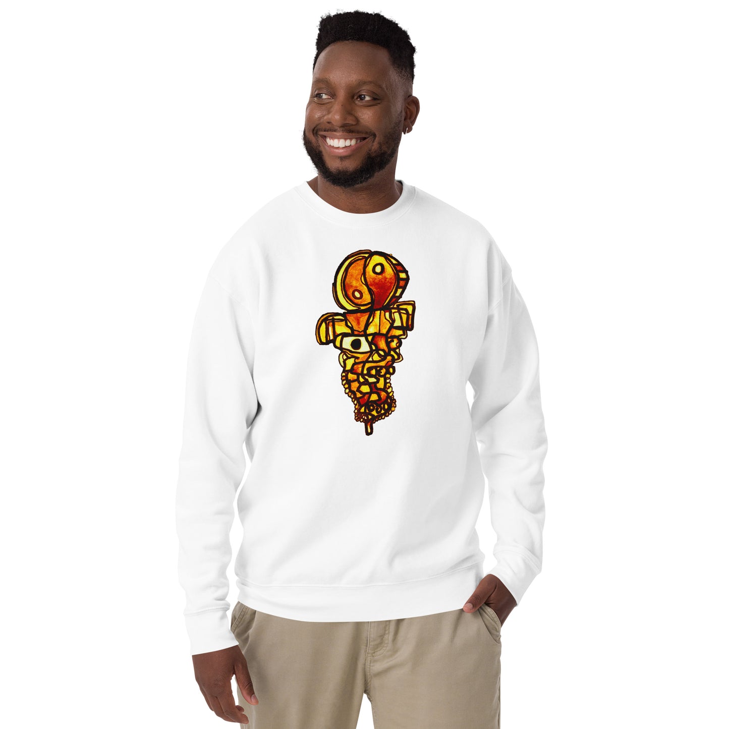 UNITE Unisex Sweatshirt White